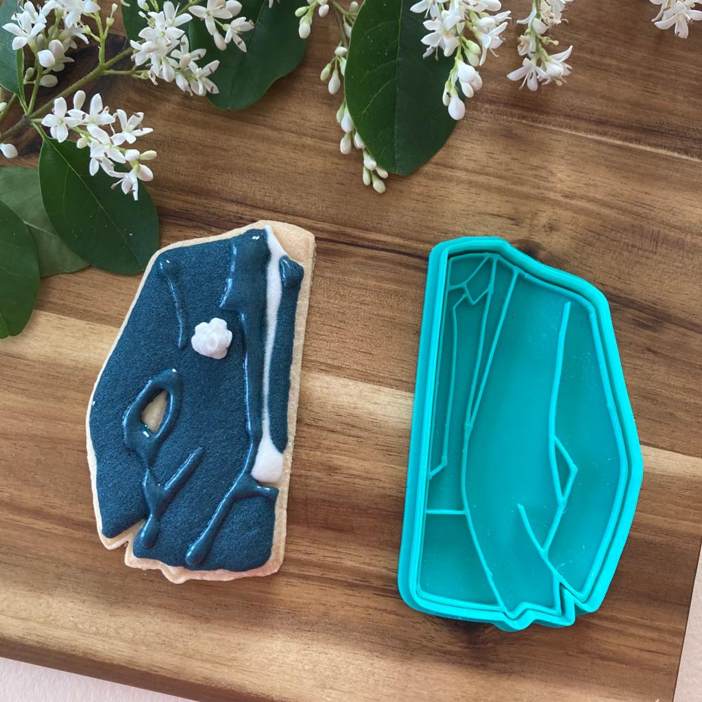 Silhouette Vestiti Sposi Mod.3 - Sposa - Sposo - Matrimonio - Formina - Cookies cutter