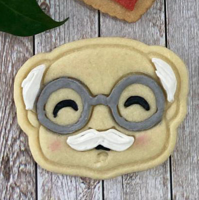 Grandfather Mod.1 - Grandparents' Day - Cookie cutter - Mold - Biscuit or Sugar Paste Mold - Cake Design