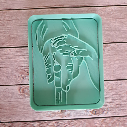 Nonno e nipote per mano - Festa dei Nonni - Cookies cutter - Formina - Stampo per Biscotti o Pasta di Zucchero - Cake Design