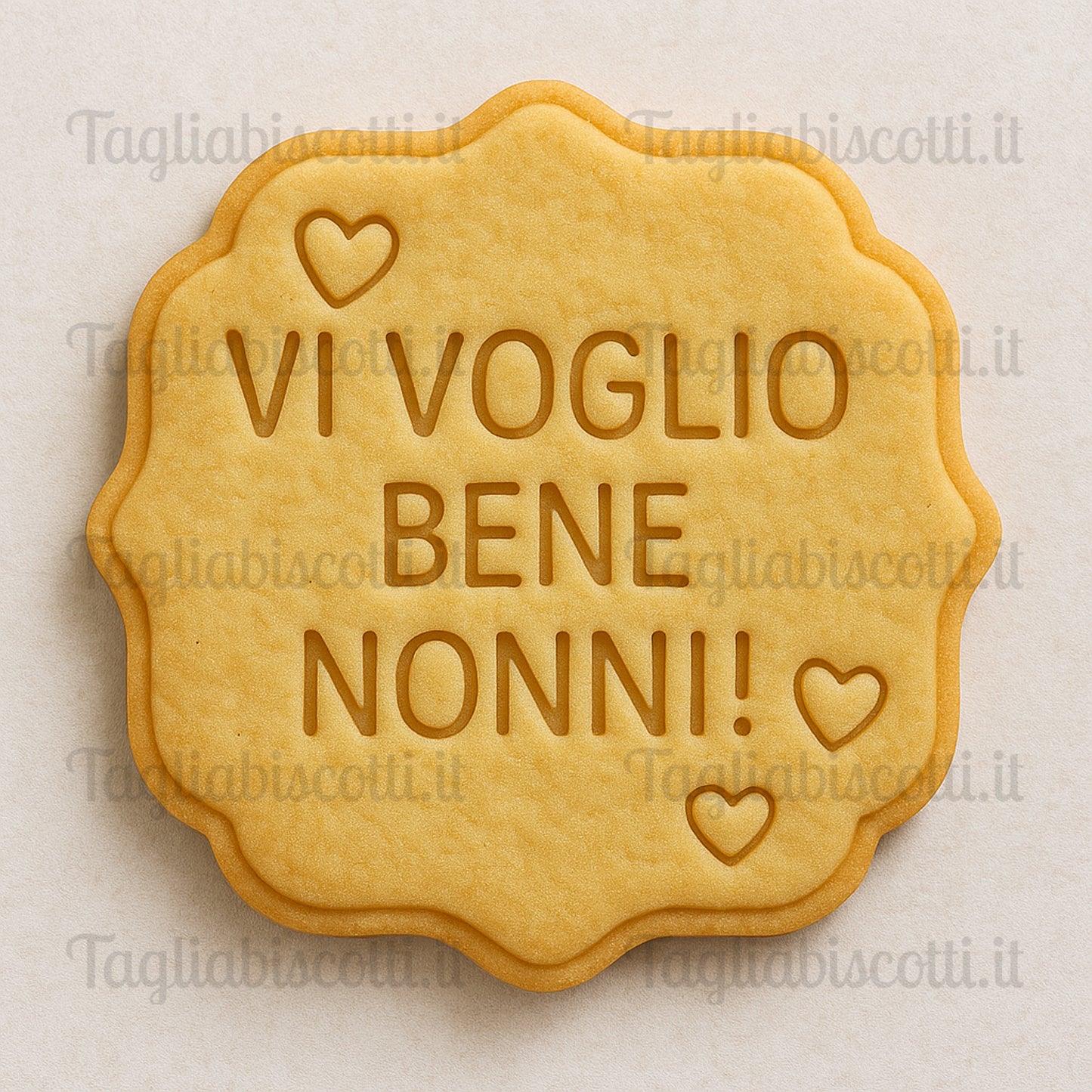 Visages des Grands-Parents Mod.1 - Fête des Grands-Parents - Emporte-pièce - Moule - Moule à Biscuit ou Pâte à Sucre - Cake Design