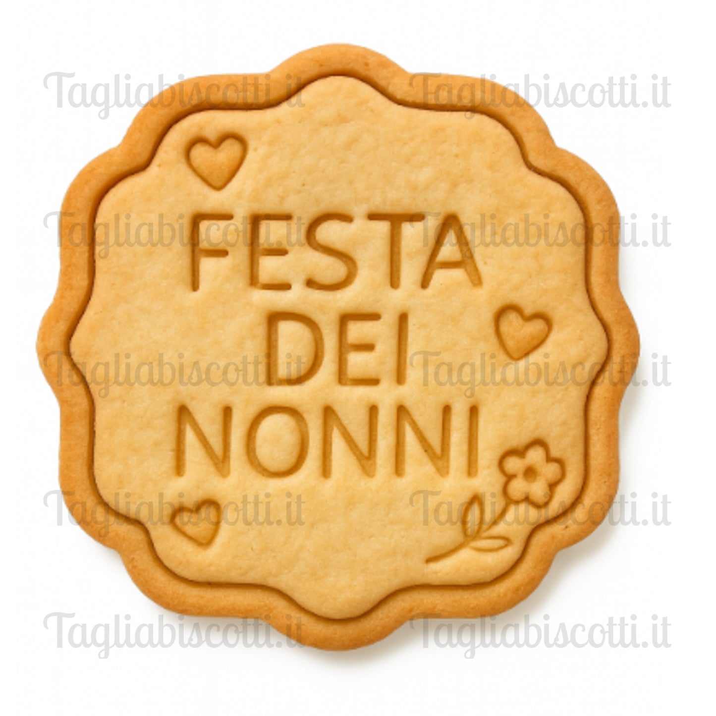 Visages des Grands-Parents Mod.1 - Fête des Grands-Parents - Emporte-pièce - Moule - Moule à Biscuit ou Pâte à Sucre - Cake Design