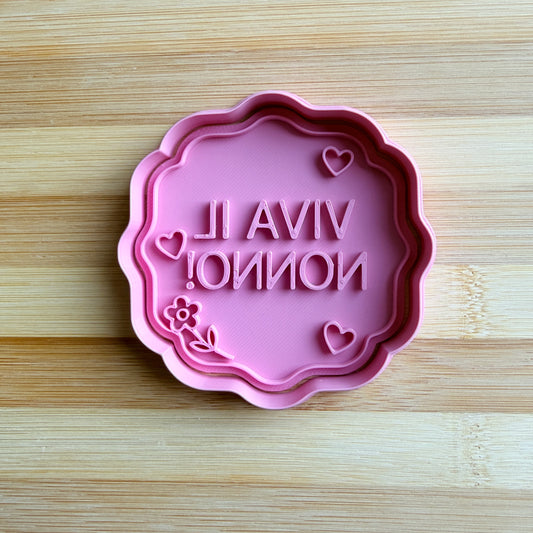 Grandparents Faces Mod.1 - Grandparents' Day - Cookie cutter - Mold - Biscuit or Sugar Paste Mold - Cake Design