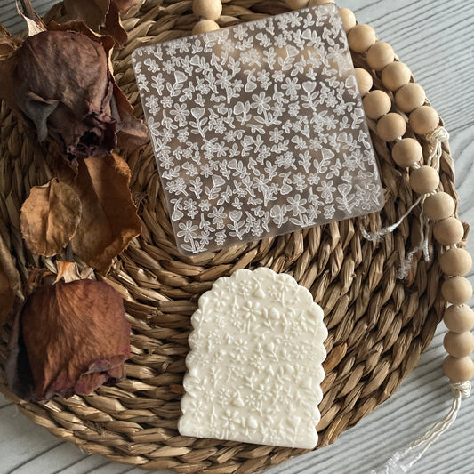 Texture maille - Moule acrylique Outbosser - Embosser 10cm x 10cm pour décoration de biscuits et gâteaux