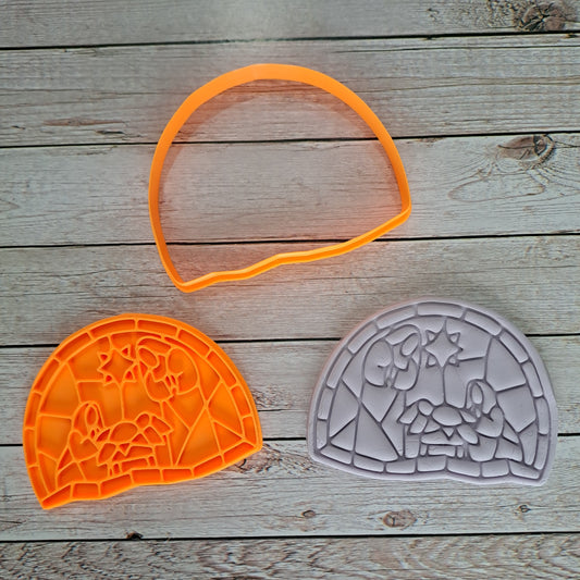 Presepe - capanna - natività - cookies cutter - formina - stampo - tagliabiscotti - mod.5
