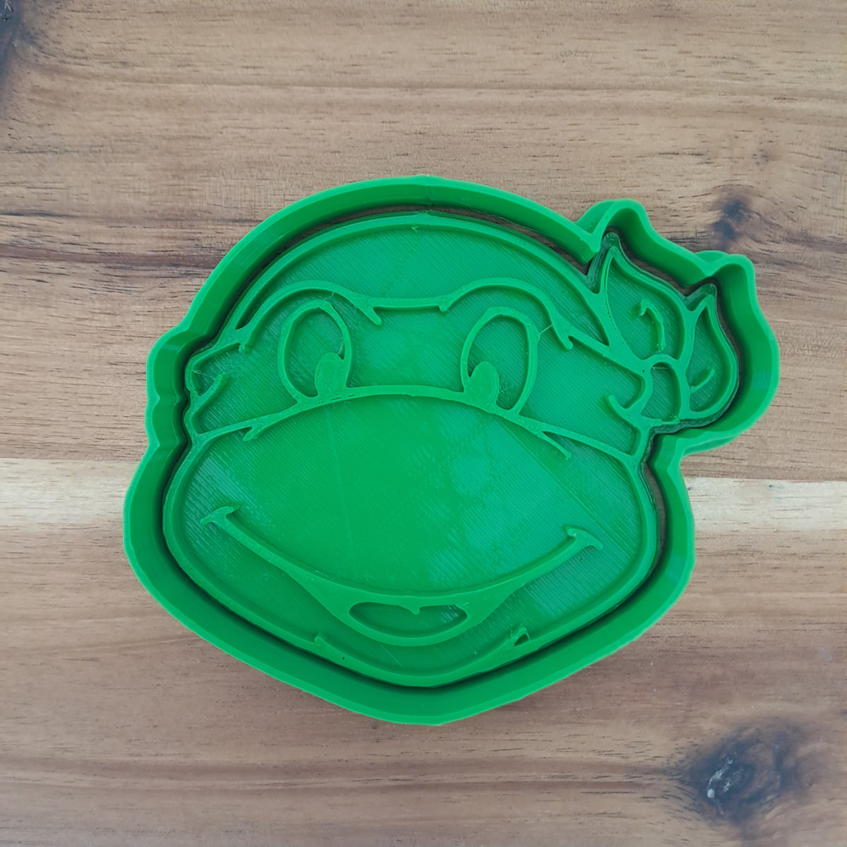 Tortues Ninja Face Tortue Leonardo - Emporte-pièce - Moules - Moules à Biscuits et Pâte à Sucre - Cake Design