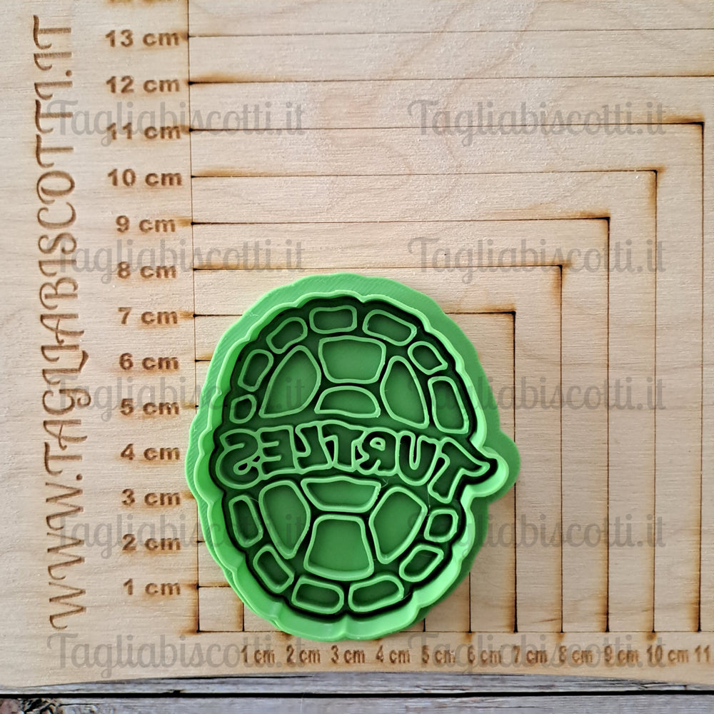 Tagliabiscotti Tartarughe Set Mod.1 - Cookies Cutter - Formine - Stampi per Biscotti e Pasta di Zucchero - Cake Design