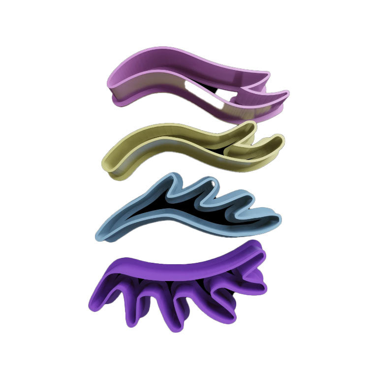 Set ciglia unicorno - Tagliabiscotti - Cookies cutter - Formina - Stampo - mod.6