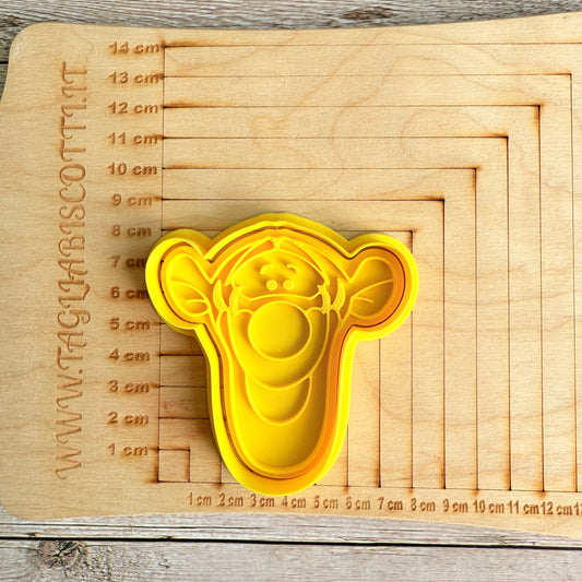 Tigre amico dell'orso orsetto dei cartoni - Cookies Cutter - Formina per Biscotti e Pasta di zucchero
