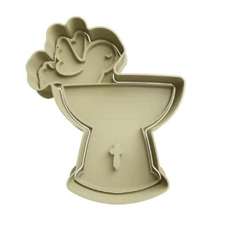 Calice Comunione con colomba - Tagliabiscotti -Sacramento - Cookies cutter - timbro - formina