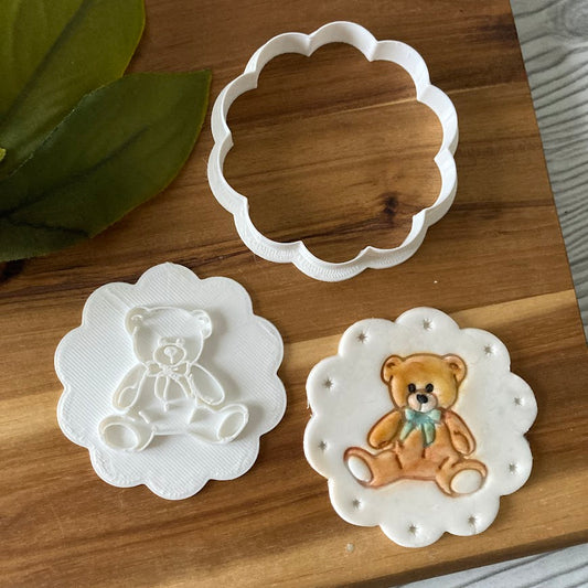 Teddy Bear Mod.3 - Emporte-pièce - Moule pour décorer des biscuits ou des gâteaux
