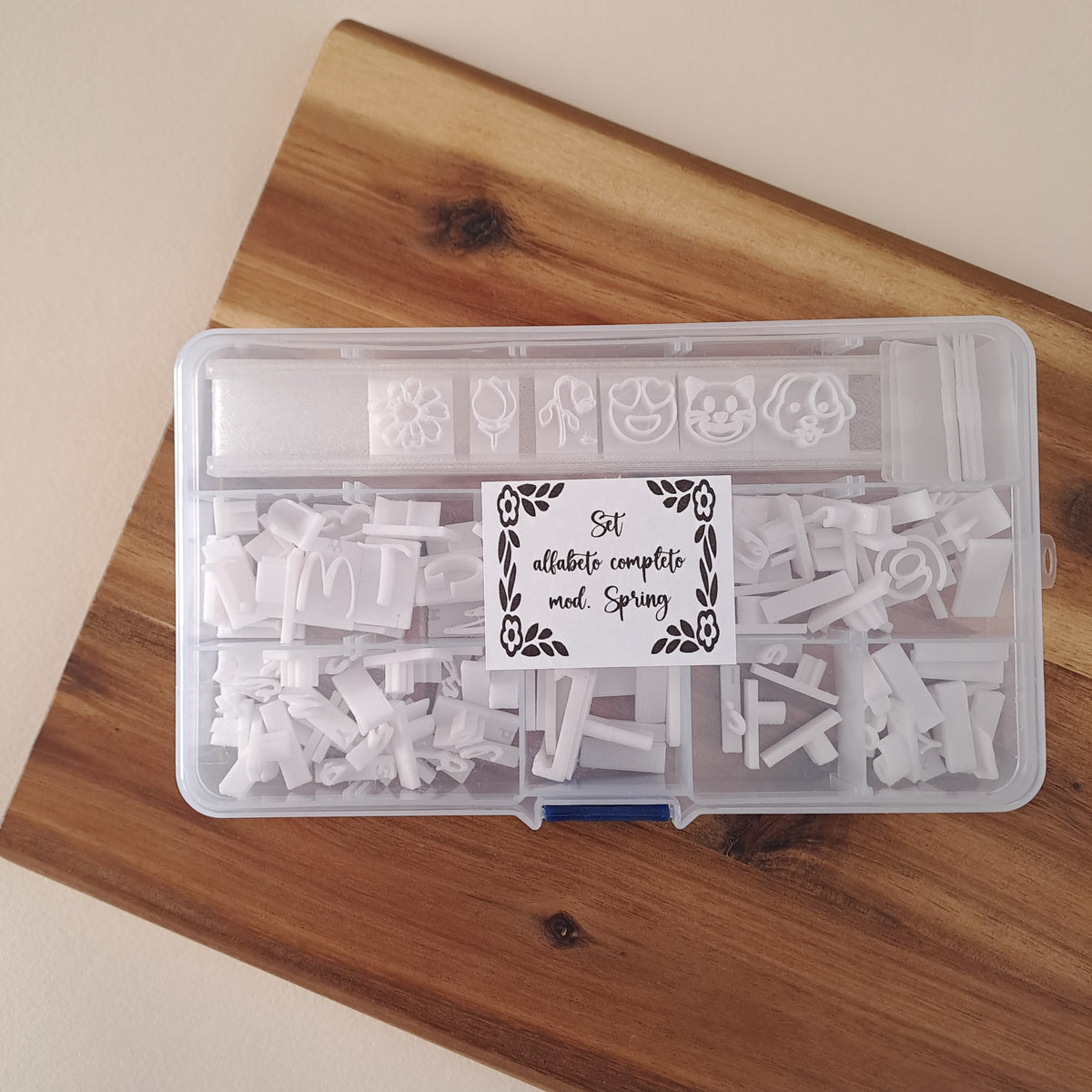 Set Alfabeto Mod. Spring Letras Embossing