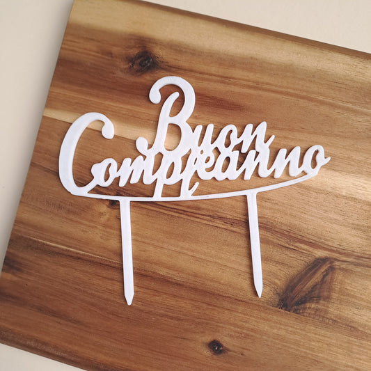 Décoration de Gâteau - Joyeux Anniversaire - 14cm