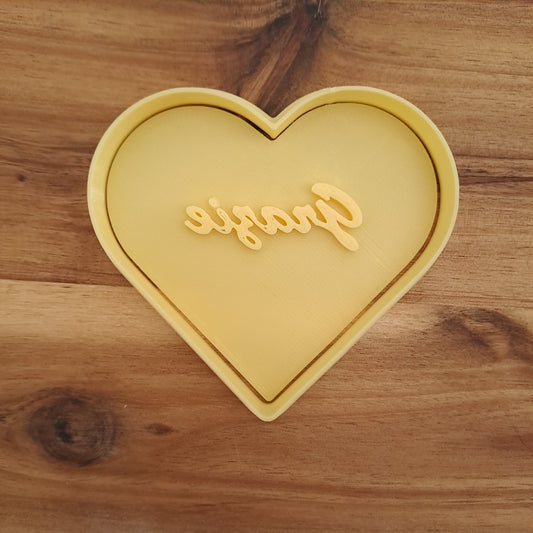 Heart "Thank You" - Mother's Day - Cookies Cutter - Formina