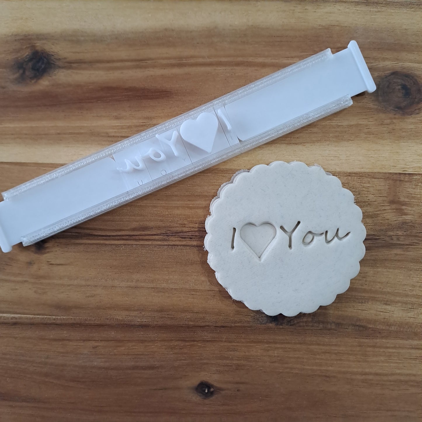 Set Alfabeto Mod. Winter Lettere Embossing