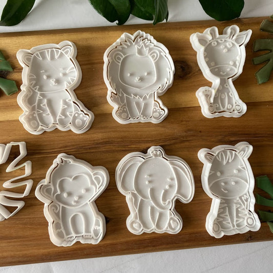 Animali della Giungla - Cookies Cutter - Tagliabiscotti - Stampi