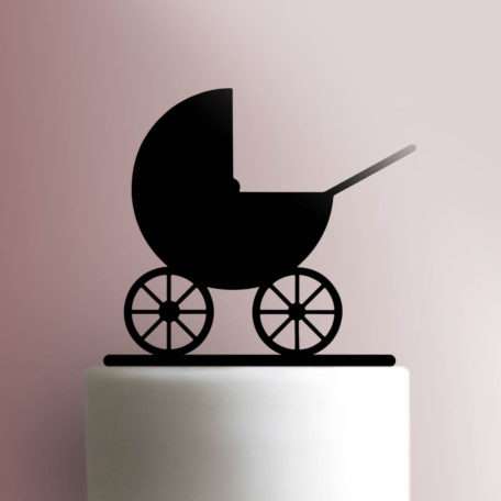 Cake Topper - Pram - 15cm
