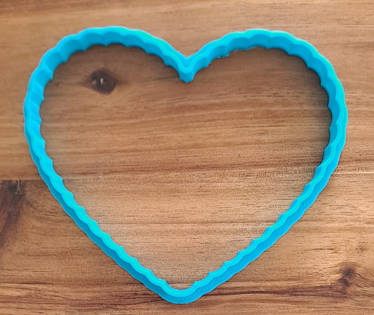 Heart Frame Cutter Mod.6 - Dimensions from 4cm to 25cm - Height 1cm