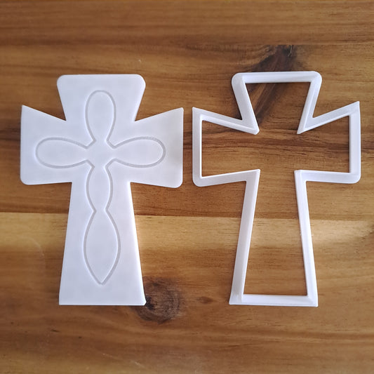 Croce a rilievo Comunione Cresima Mod.1 - Sacramento - Cookies cutter