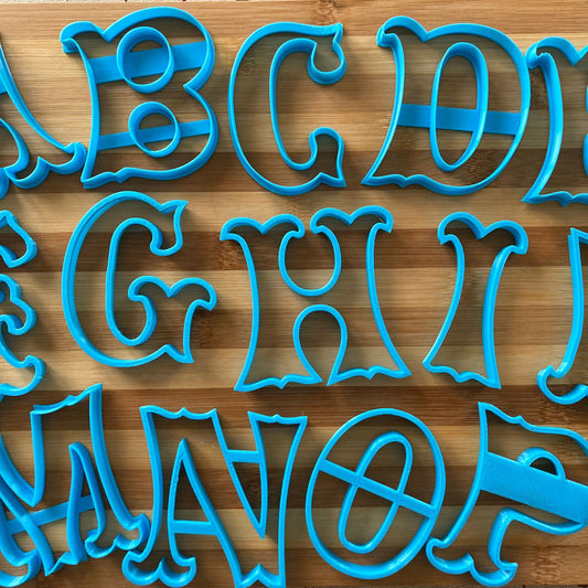 Afabeto Ciurcus - Lettere 8 CM - Tagliabiscotti