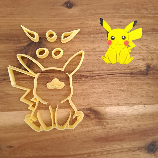Pikatchu - Pokemon - Choice of size