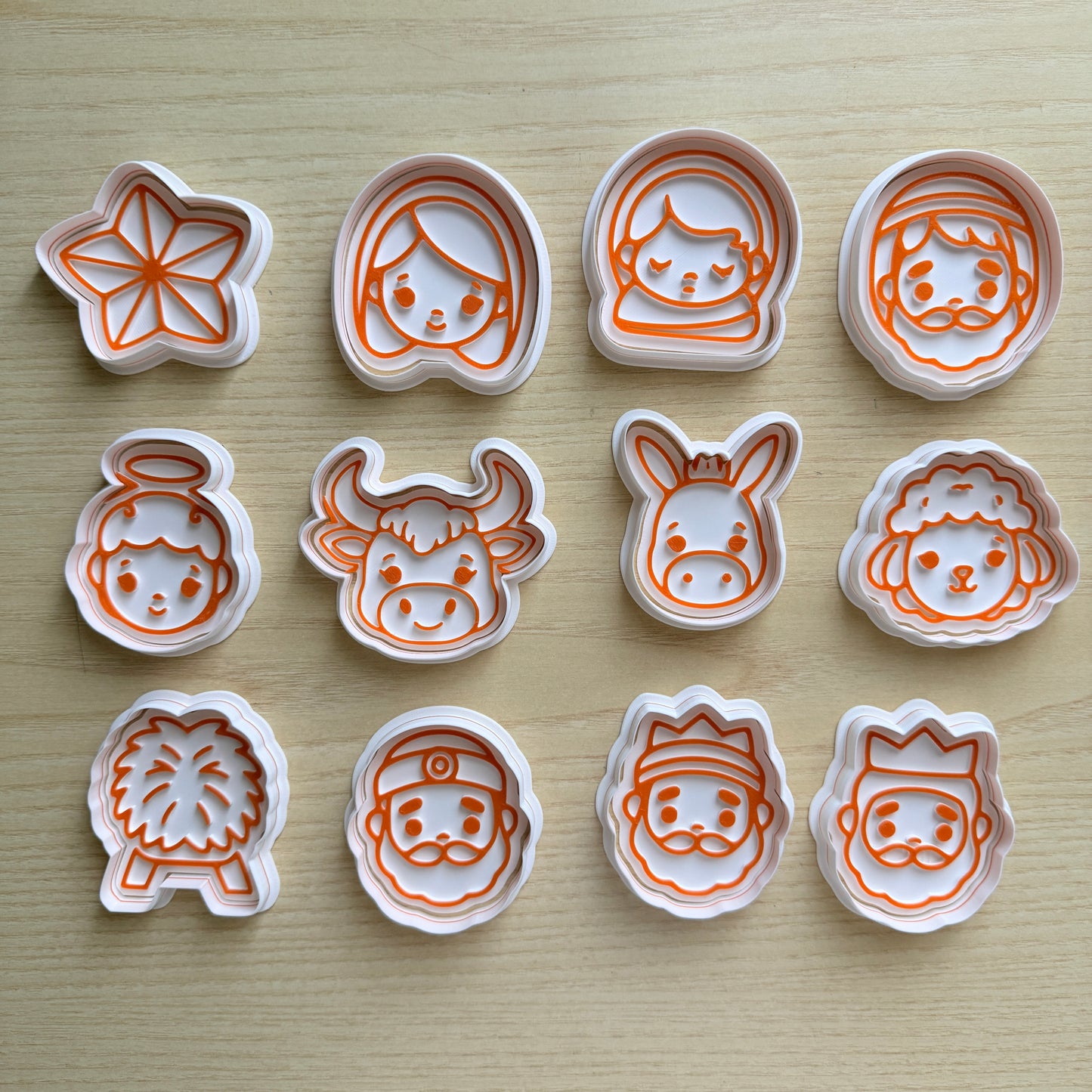 Christmas Nativity Scene - Cookies Cutter - Molds - Molds for biscuits or cake decoration
