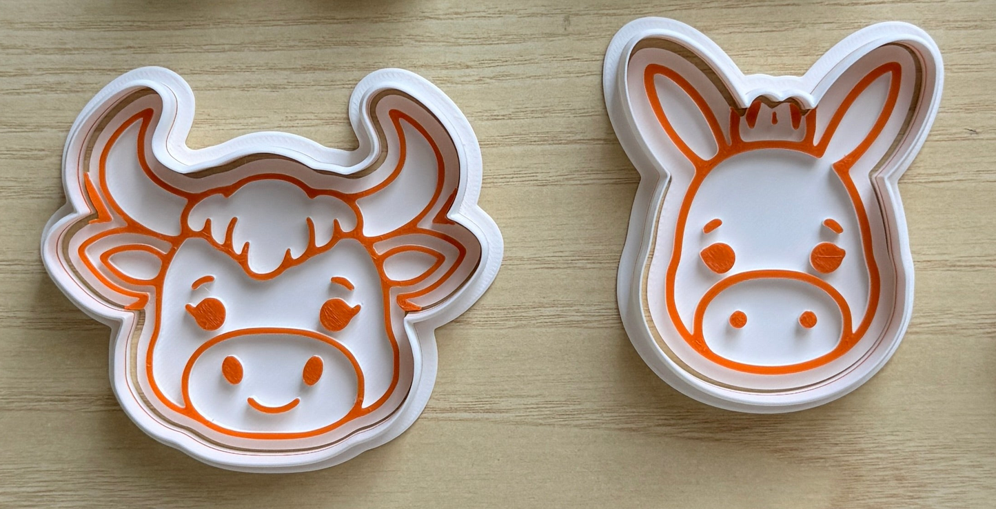 Christmas Nativity Scene - Cookies Cutter - Molds - Molds for biscuits or cake decoration