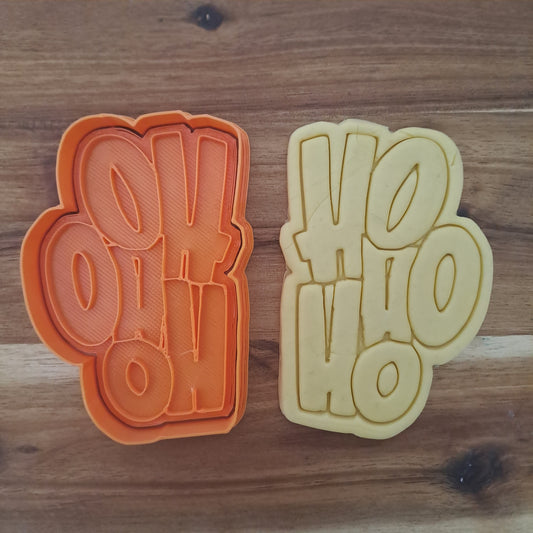 HO HO HO - Natale - Cookies Cutter - Formina - Stampo per biscotti o decorazione torte