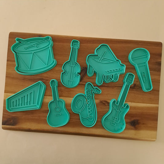 Complete set of musical instruments - Cookies Cutter - Form