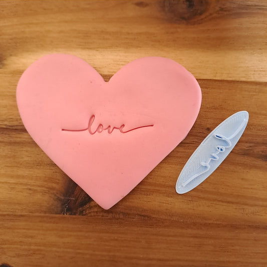 Love - Scritta - Timbro - Dimensione a scelta da 4cm a 15cm