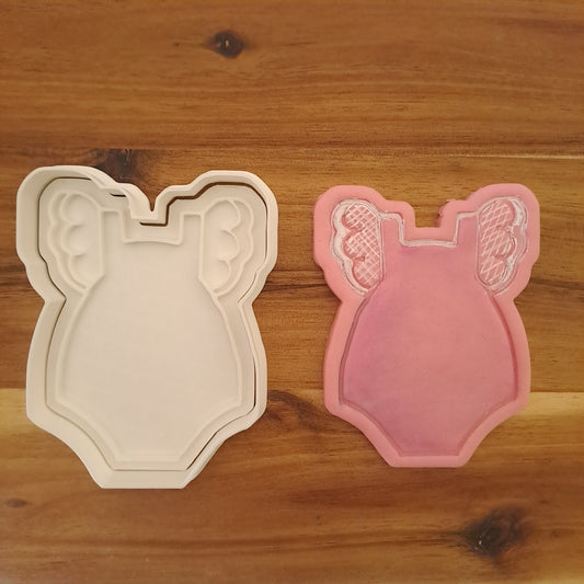 Tutina Body maniche corte - Battesimo - New Born - Cookies Cutter - Formina