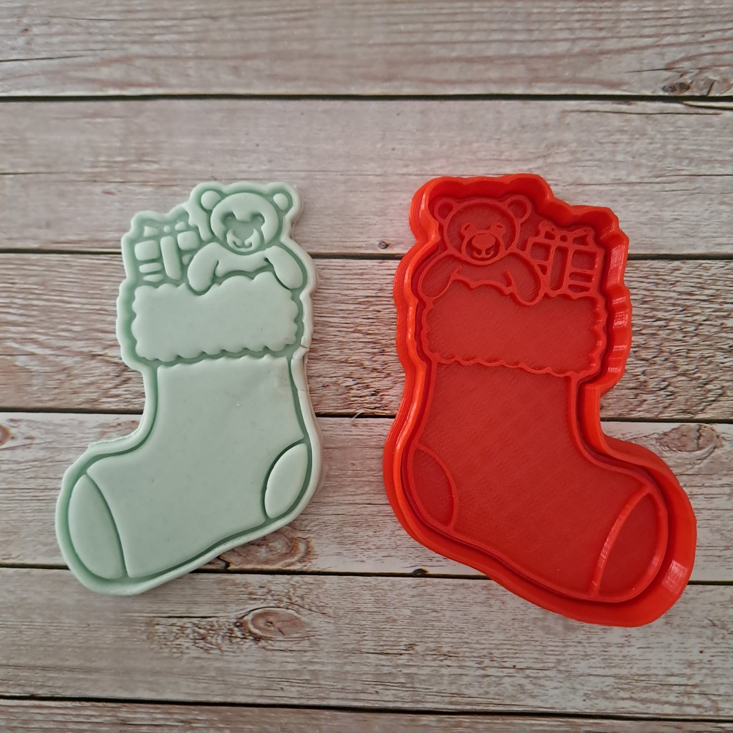 Tagliabiscotti Calza Mod3 - Befana - Epifania - Cookies Cutter - Formina - Stampo per biscotti o decorazione torte