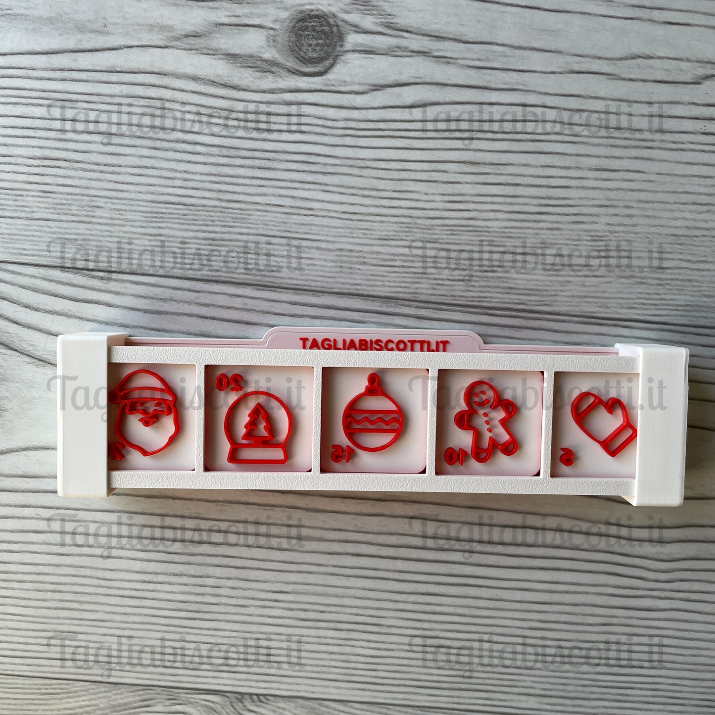 Calendario dell'avvento mod.1 - Natale - Cookies Cutter - Formine - Stampo per biscotti o decorazione torte
