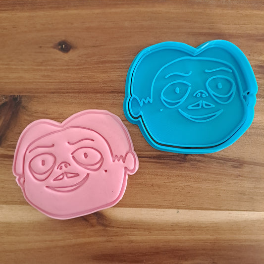 Gomez Addams - Face - Addams Family - Cookie cutter - Cookie cutter - Cutter