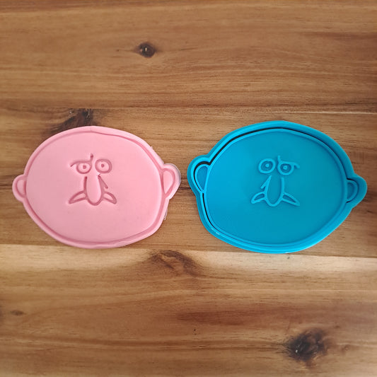 Zio F - Viso - Cookies cutter - Tagliabiscotti - Formina