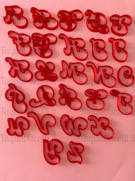 Alphabet Ciurcus - Lettres 8 CM - Emporte-pièce