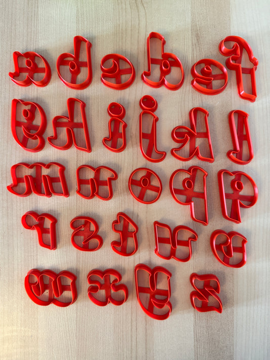 Alphabet Ciurcus - Lettres 8 CM - Emporte-pièce