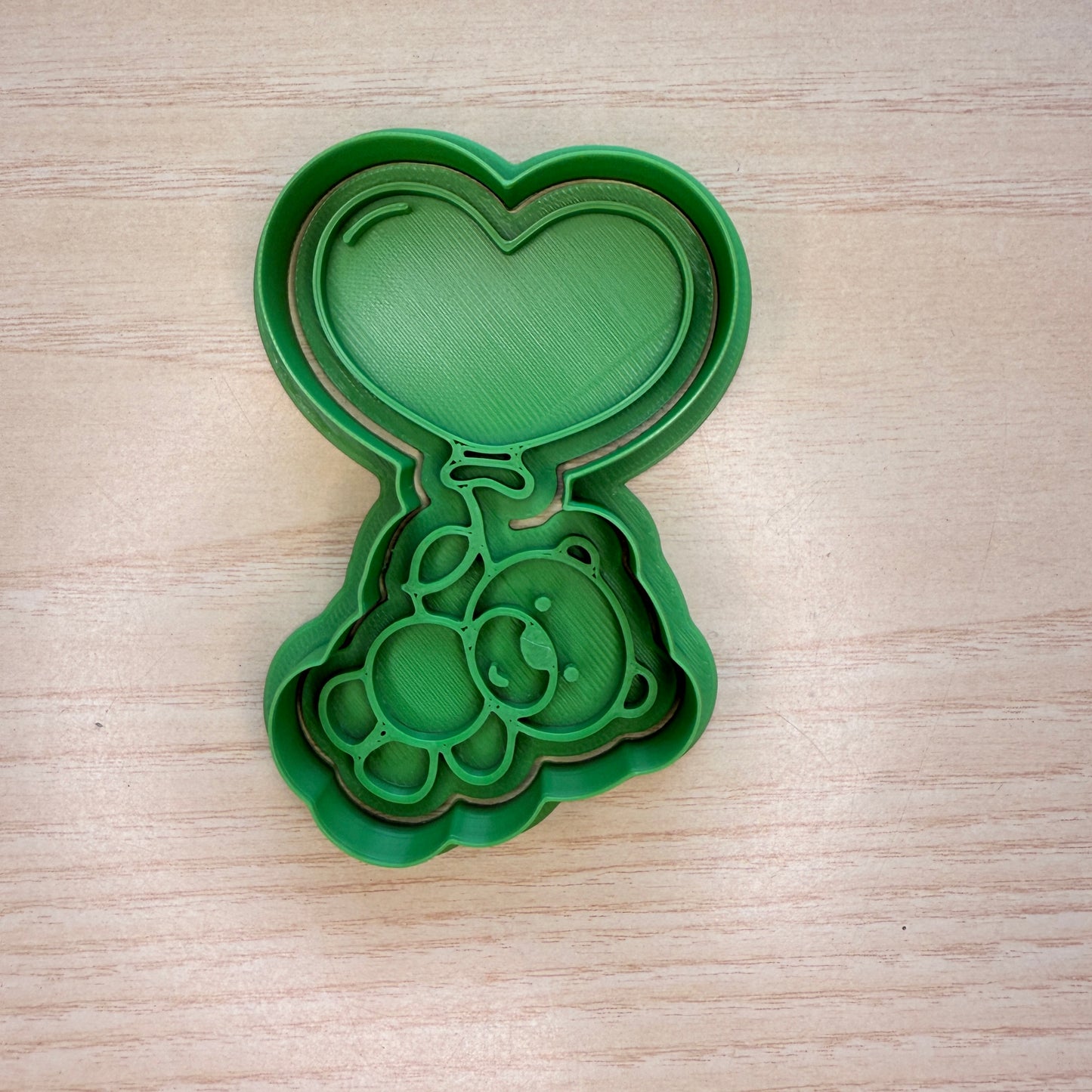 Orsetto con Palloncino che vola - Tagliabiscotti - Cookies cutter - Formina -stampo - compleanno - battesimo