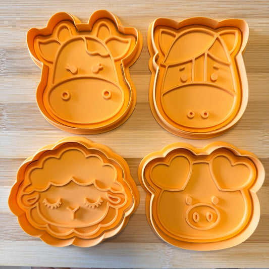 Tagliabiscotti Animali della Fattoria – Set o Singoli
