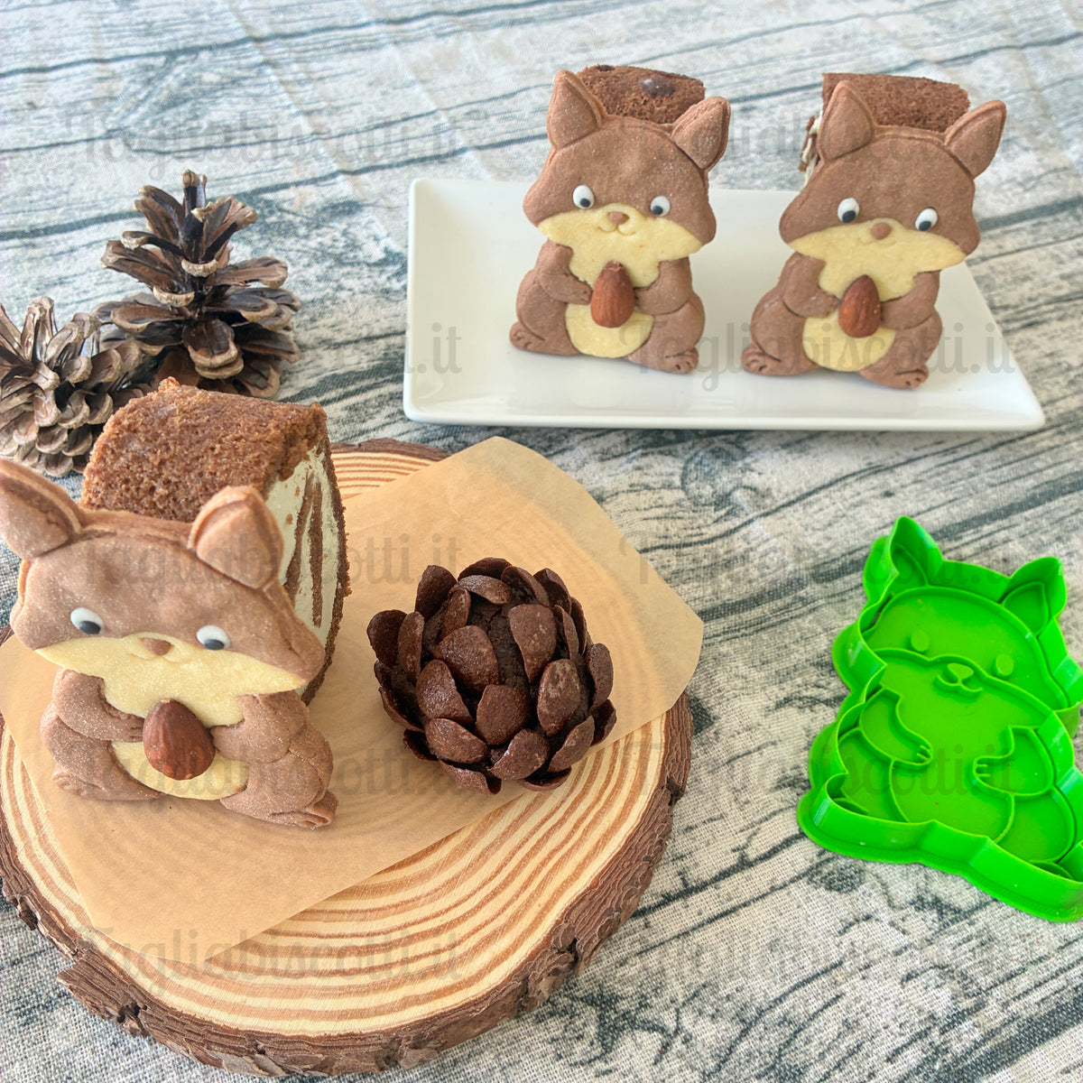 Tagliabiscotti Scoiattolo 10 cm – Cookies cutter - Stampo per biscotti
