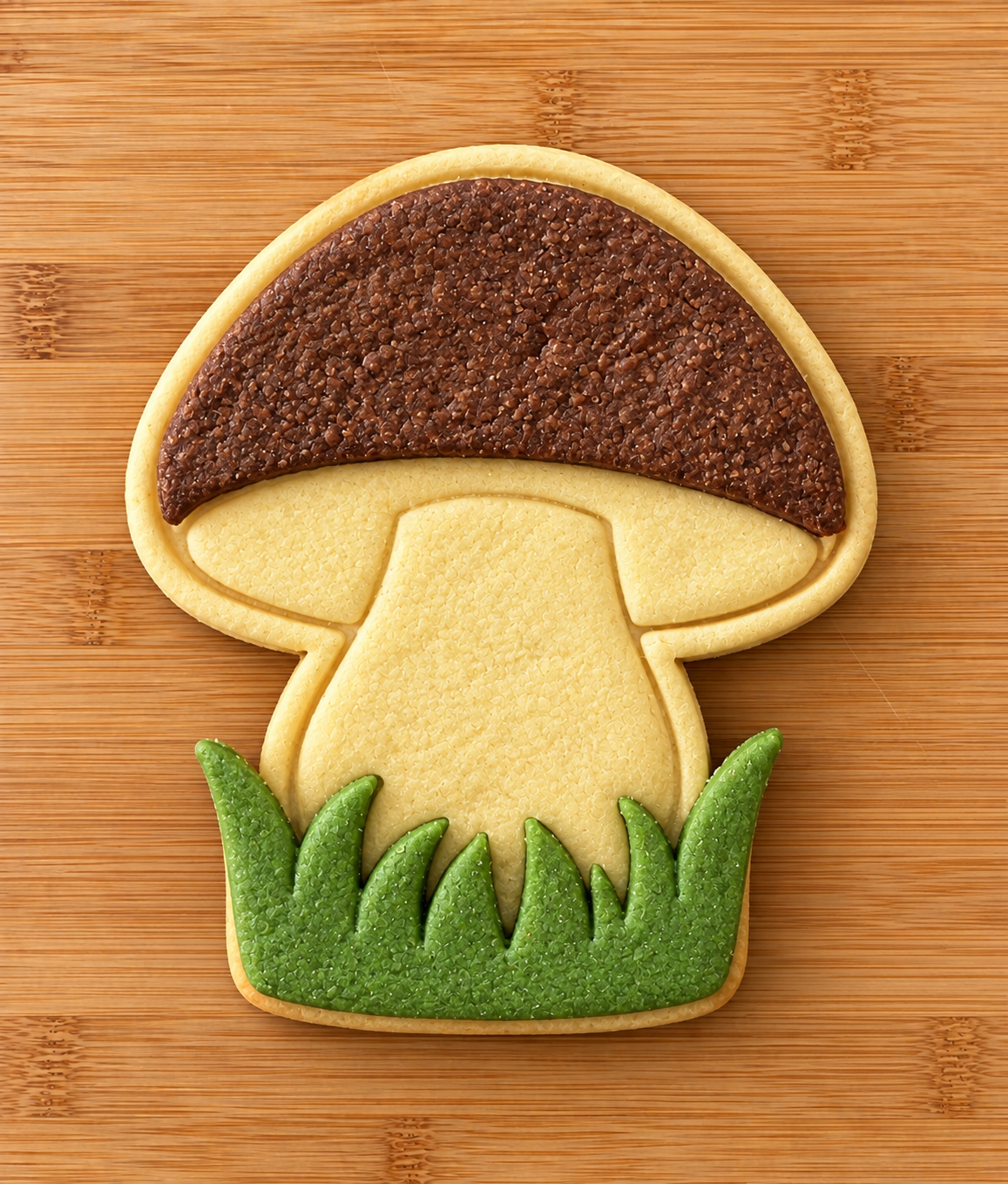 Set Tagliabiscotti Fungo e Erba – Biscotti Autunnali a Tema Bosco