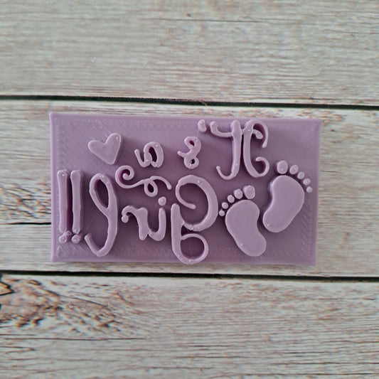 It's a Girl mod.1 - timbro - Gender reveal - New Born - Cookies Cutter - Formina per biscotti