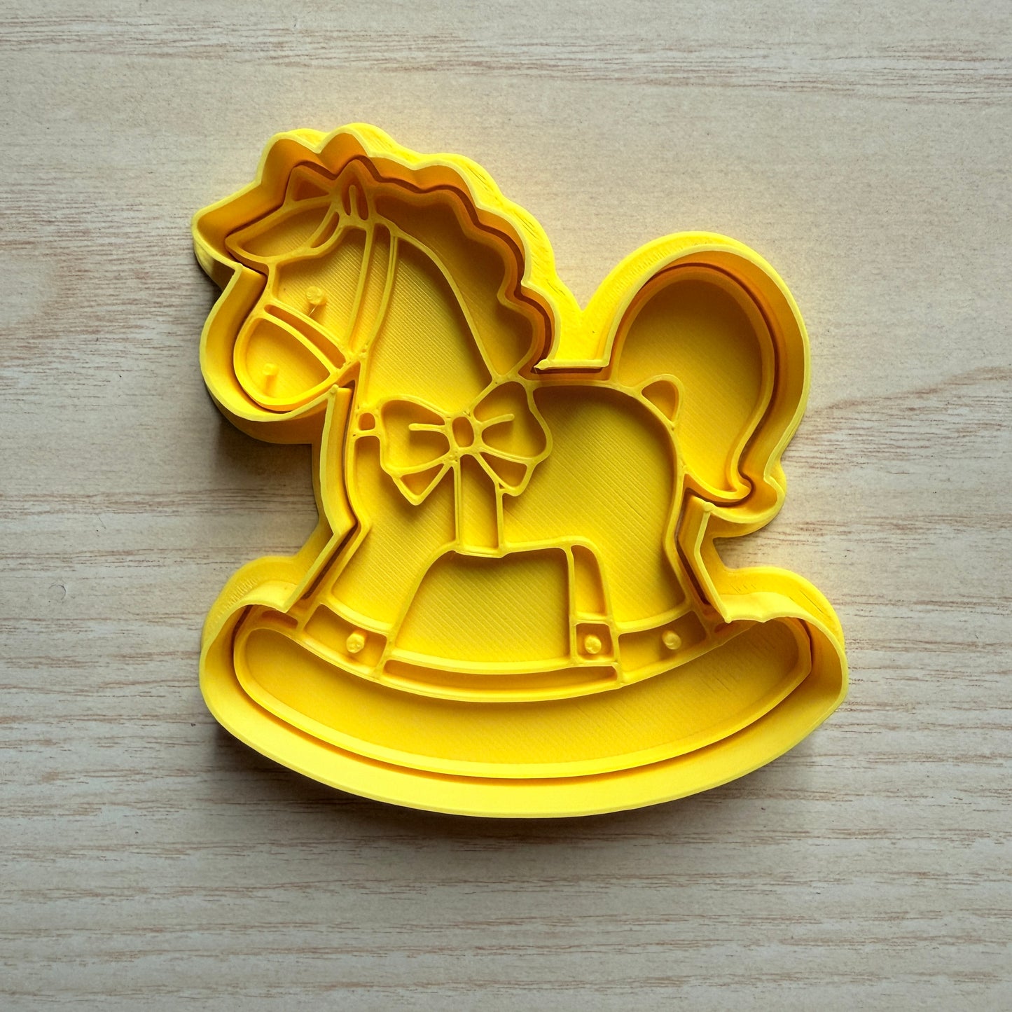Tagliabiscotti Cavallino a dondolo Mod.4 - Cookies cutter - misure a scelta