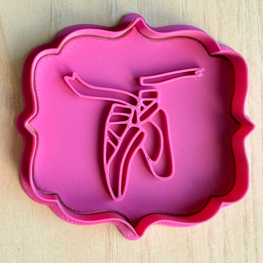 Tagliabiscotti Scarpette da ballo  - Ballerina - Danza - Compleanno - Cookies cutter - Formina (Copia)