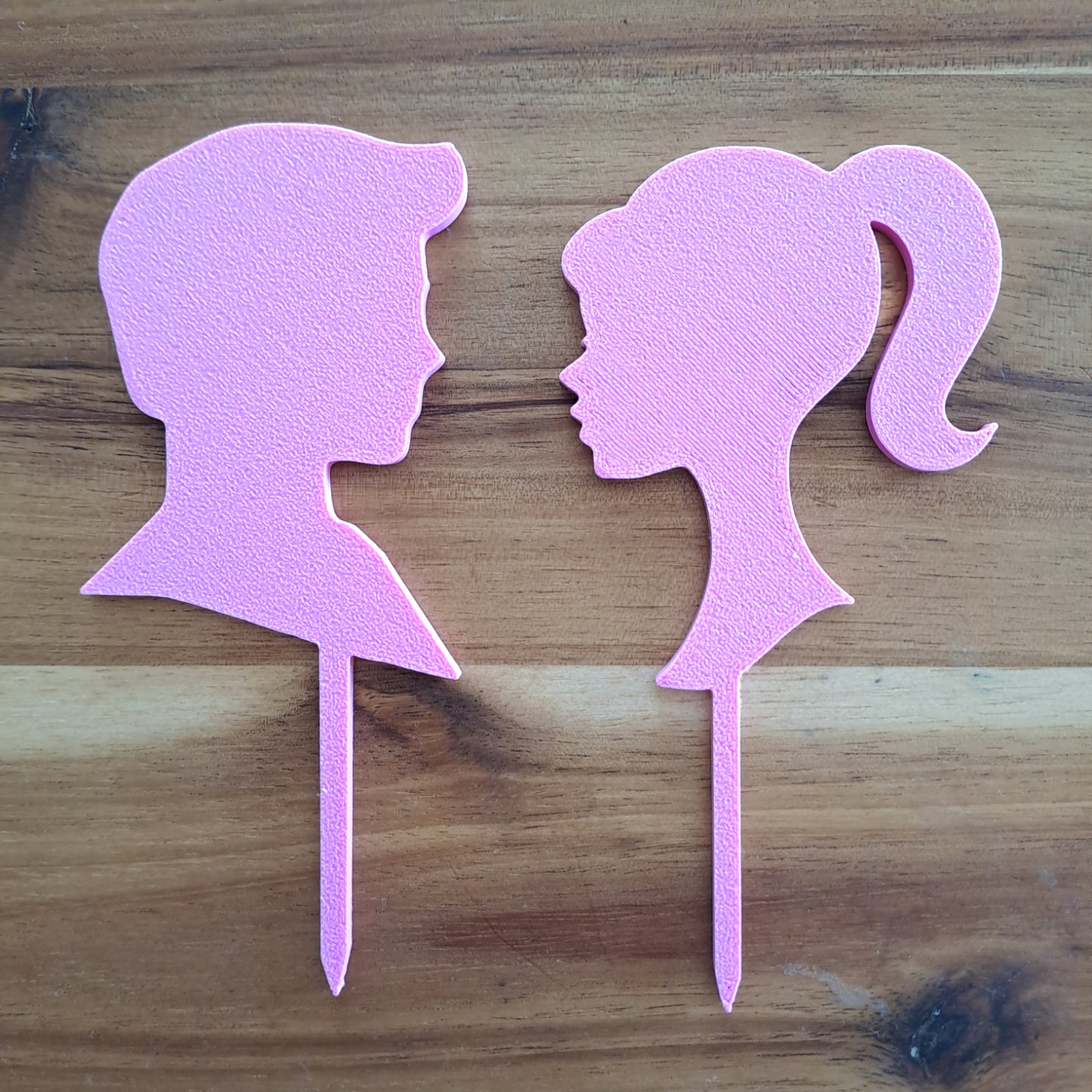 Barbi Set Cake Topper - per torte in Cake Design o Cupcake - Scritta 15cm