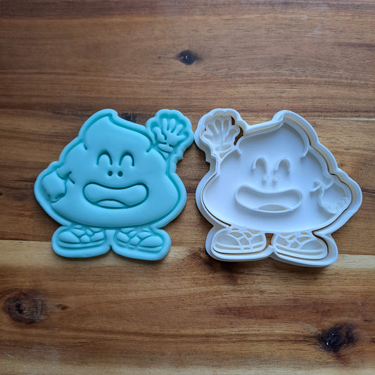Poop that greets you - Cookie cutter - Biscuit cutter - Mould