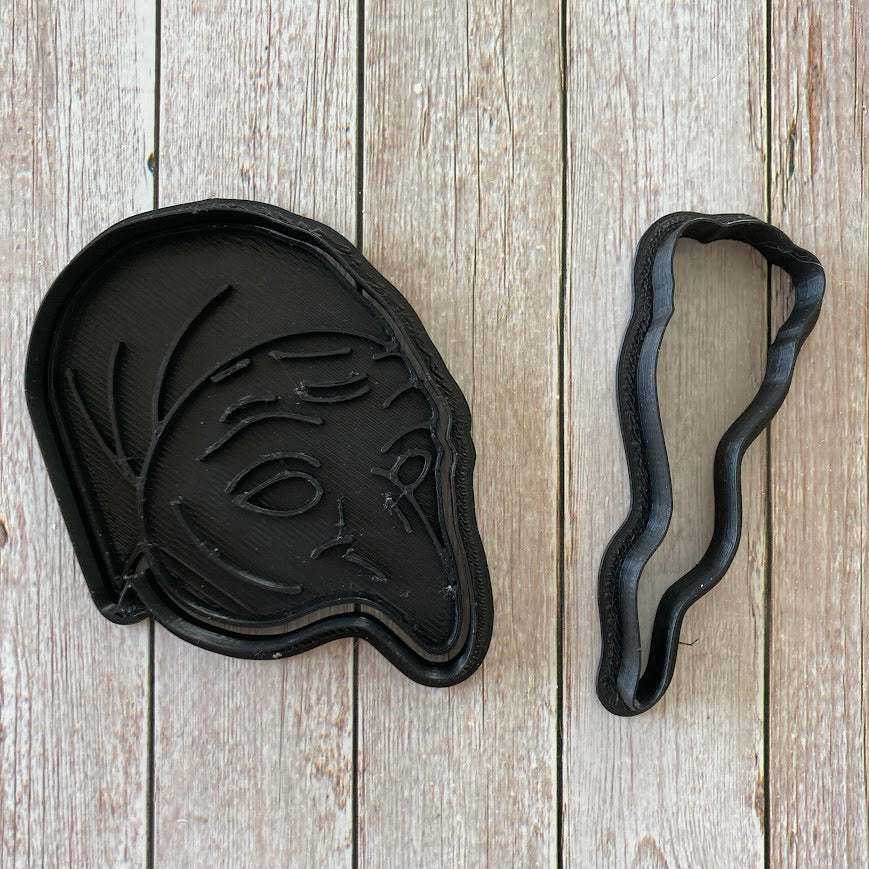 Pulcinella - Cornetto porta fortuna - maschera - Cookies cutter - Tagliabiscotti - Stampo per biscotti