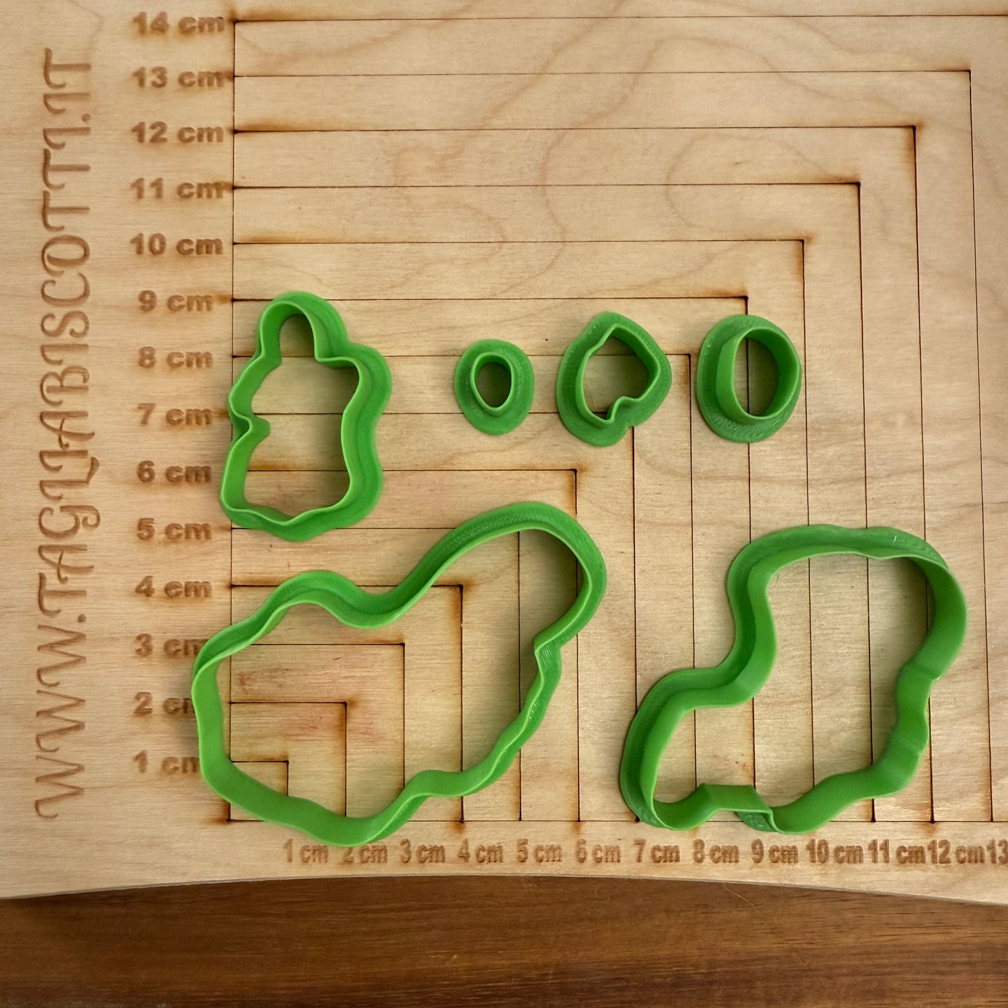 Macchie Mucca - Formina - Cookies cutter - Tagliabiscotti - Cutter Sezionato 6pz.