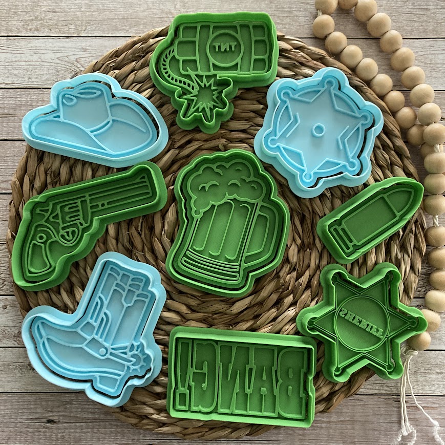 Cowboy - Tagliabiscotti - Cookie Cutter - Timbri - Formina -Far West