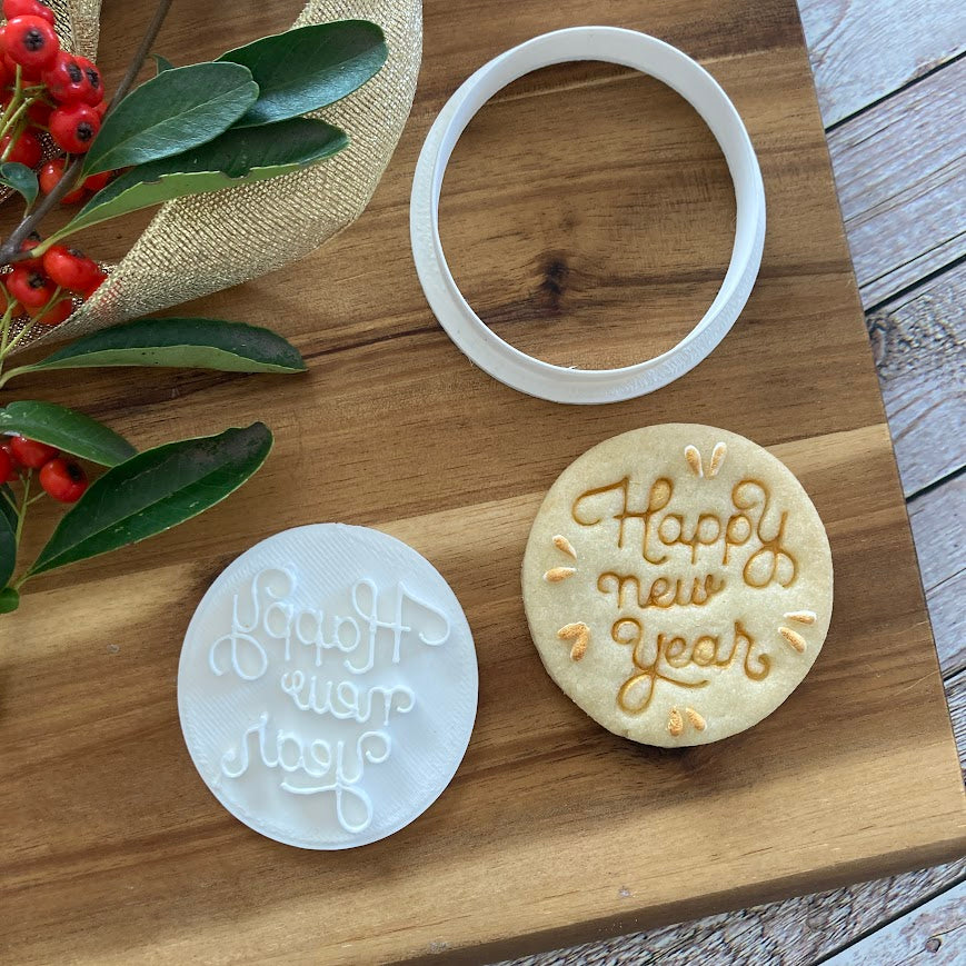 Capodanno 2025 - cookie cutter - Stampi - Festa di fine anno - San Silvestro - tagliabiscotti