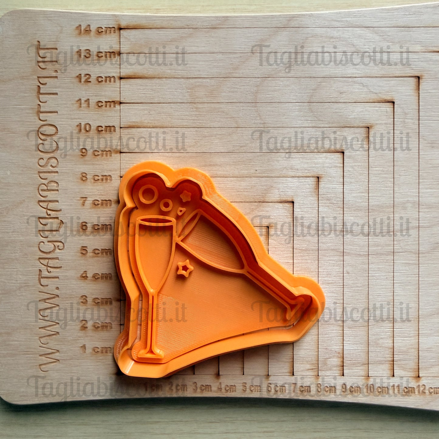 Capodanno set mod.5 - Fuochi d'artificio - 31 - cookie cutter - Stampi - Festa di fine anno - San Silvestro - tagliabiscotti